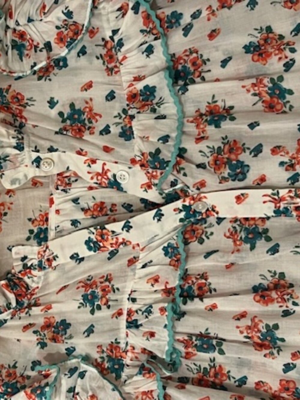 DOEN - Tangelo Top in Fleur De Rosette - Size XS - Picture 5 of 6